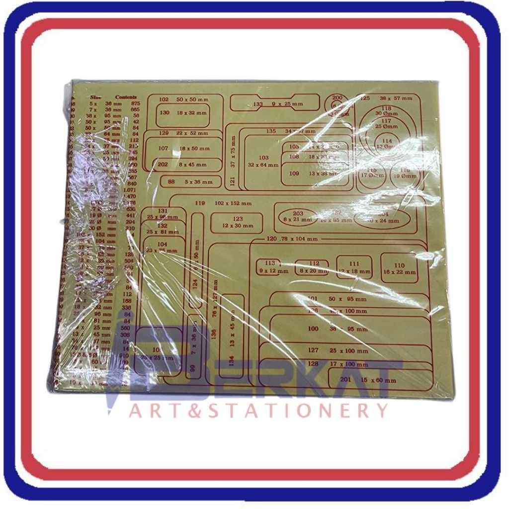Jual Sticker Label / Label Harga / Label Nama 121 103 108 107 123 105 ...