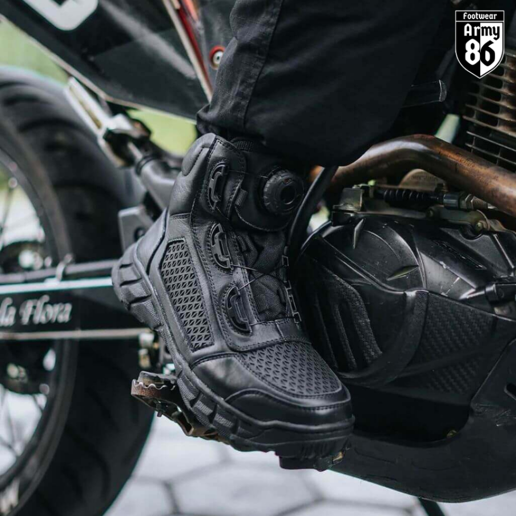 Jual Army86 Sepatu PDL Tali Putar Jaring tawon Tactical pendek 6 inchi ...