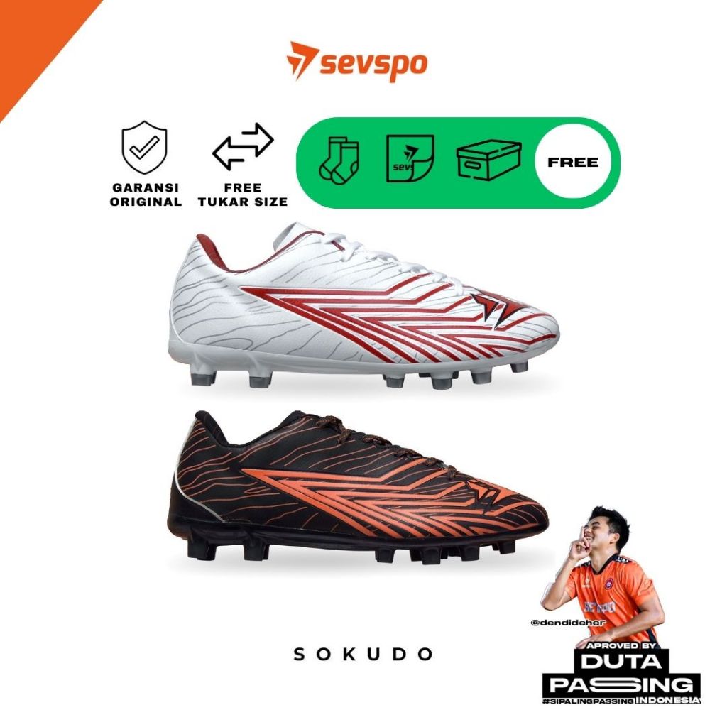 Jual (PROMO SEVSPO) Sepatu Bola Sevspo Sokudo - cocok untuk kaki lebar ...