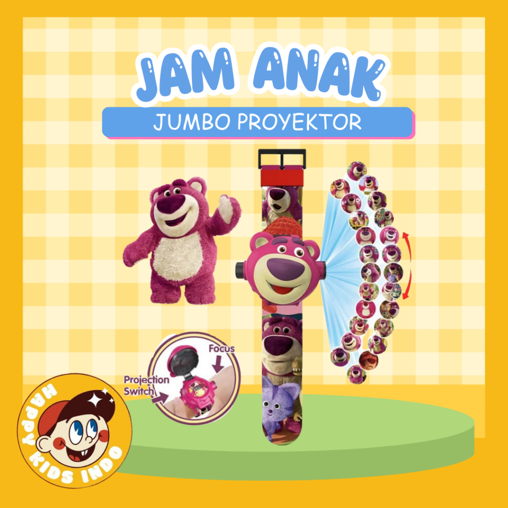 Jual JAM TANGAN BERUANG LOTSO - JAM TANGAN DIGITAL JUMBO / BISA GANTI ...