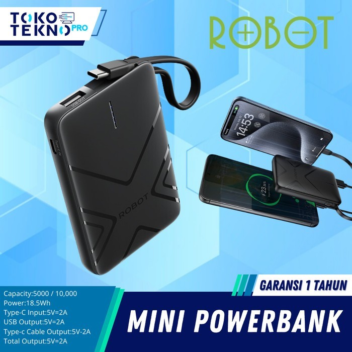 Jual Robot RT07 / RT-07 / RT17 / RT-17 Powerbank Mini 5000mAh Real ...