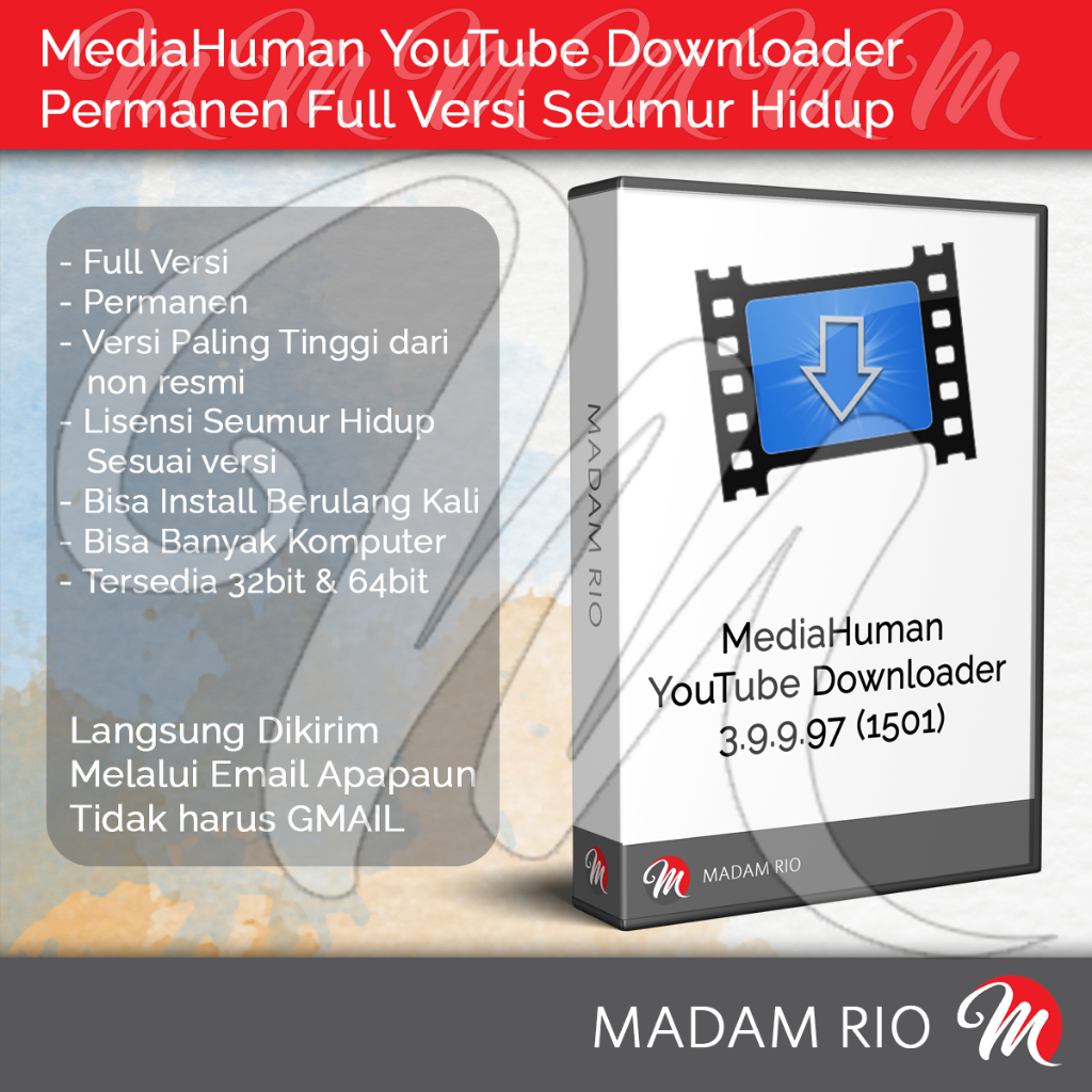 Jual MediaHuman YouTube Downloader Paling Update Genius MADAM Rio ...