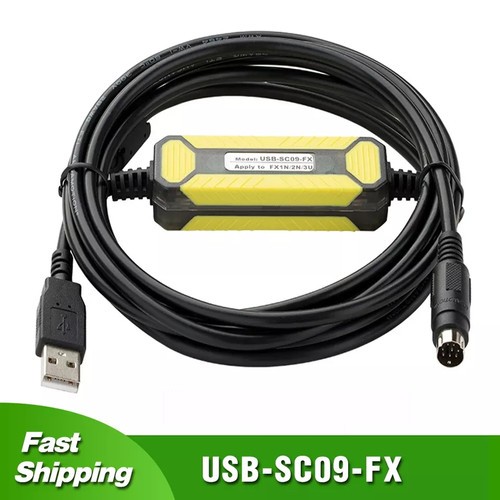Jual FX-USB-AW USB-SC09-FX PLC data Programming Cable FOR MITSUBISHI FX ...