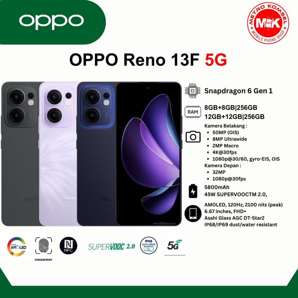 Jual OPPO Reno 13F 5G | Shopee Indonesia