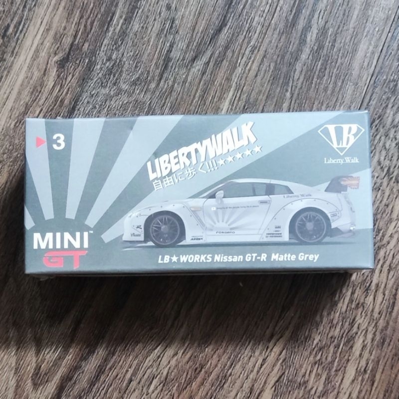 Jual Mini GT 3 LBWK Nissan R35 Matte Grey | Shopee Indonesia