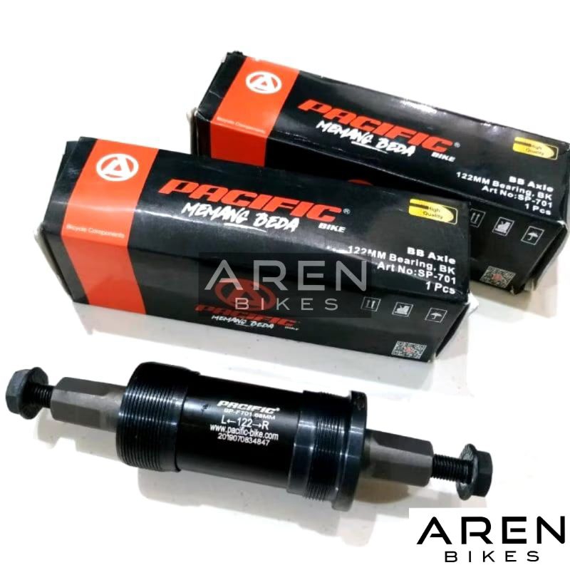 Jual BB 118 122 mm PACIFIC BOTTOM BRACKET AS TENGAH BEARING LAKER ...