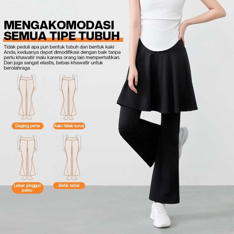 Jual RAGA Yoga Legging Cutbray Olahraga Training Sport Wanita 2 in 1 ...