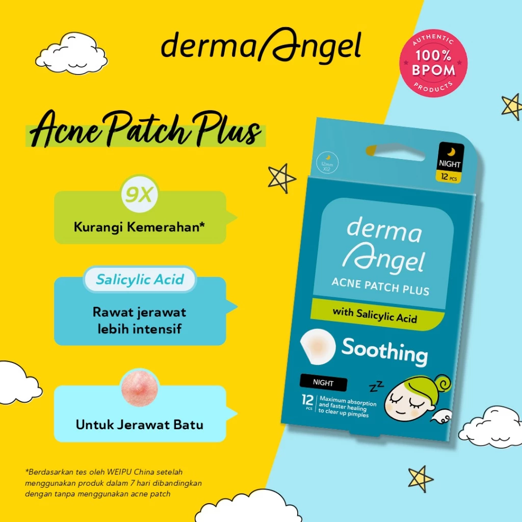 Pratinjau Derma Angel Acne Patch Plus with Salicylic Acid Night 12