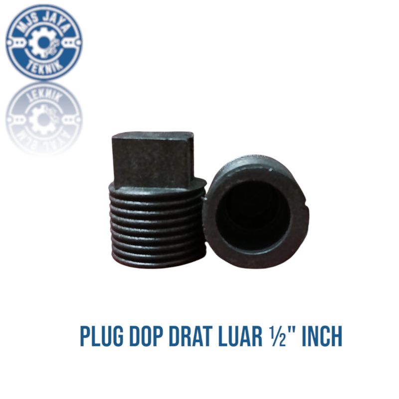 Jual plug tutup pancingan dop drat luar pompa air pvc ½