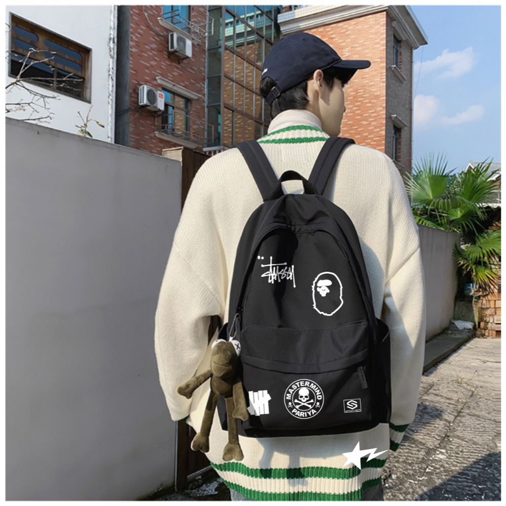 Jual Tas Ransel Distro Simple Kekinian/Tas Backpack Laptop Sekolah ...