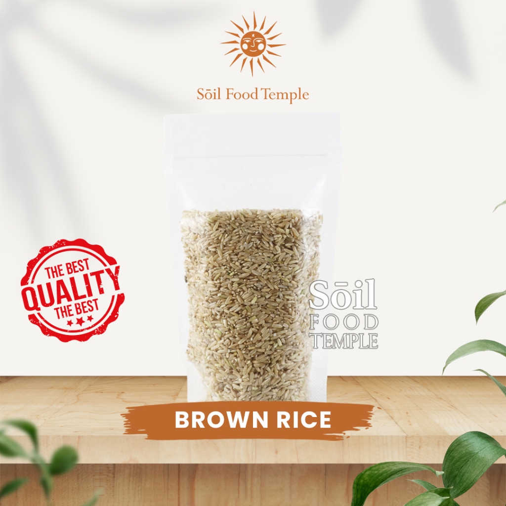 Jual Brown Rice - Beras Coklat - Soil Food Temple | Shopee Indonesia