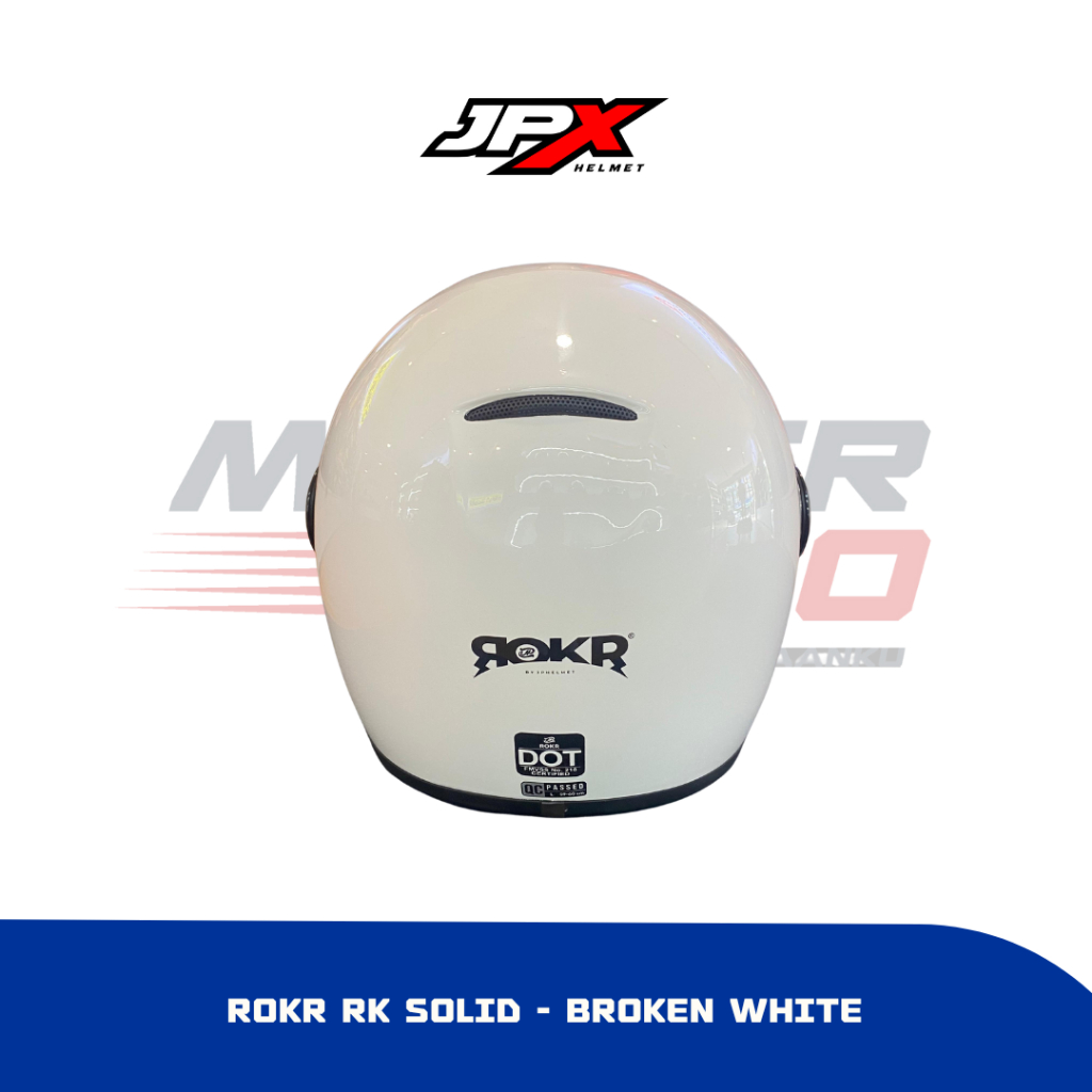 Jual Helm Full Face Retro JP ROKR Solid | Shopee Indonesia