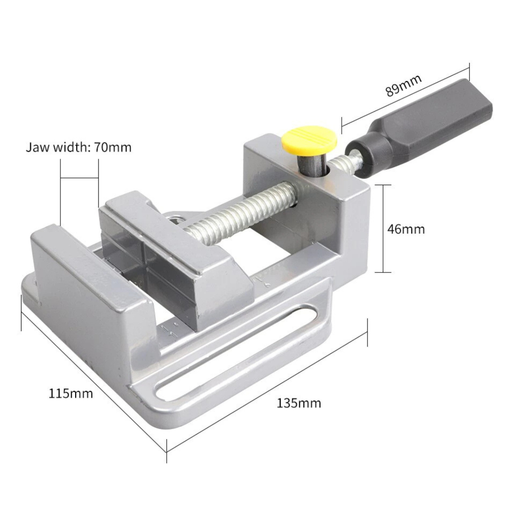Jual Ragum catok bor duduk - Drill press vice meja - Alat jepitan stand ...