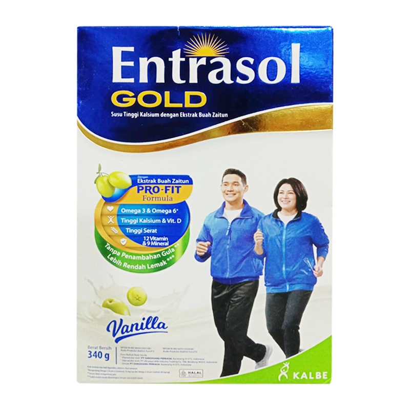 Jual ENTRASOL GOLD 340GR COKLAT DAN VANILLA | Shopee Indonesia