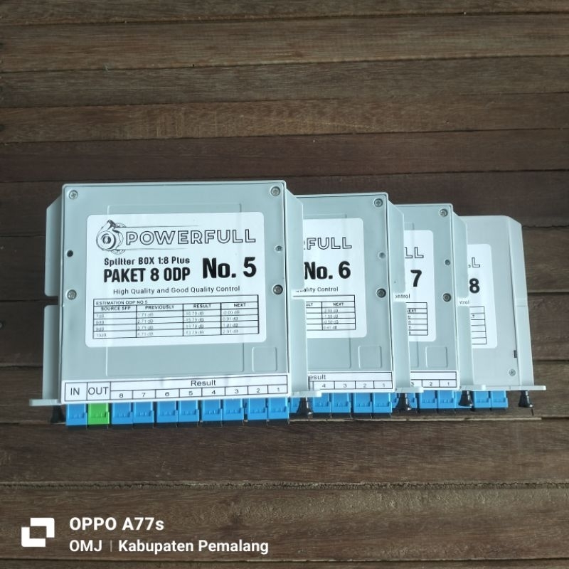 Jual Spliter Box Paket 8 Odp POWERFULL/Splitter Box Paket 8 Odp ...