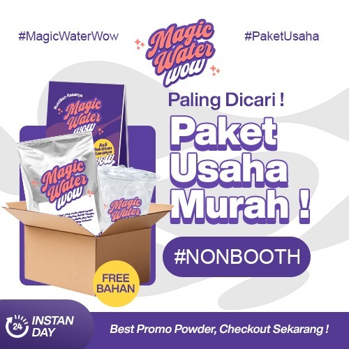 Jual PAKET NON BOOTH 400 PORSI- WOW MAGIC WATER / MAGIC WATER POWDER ...