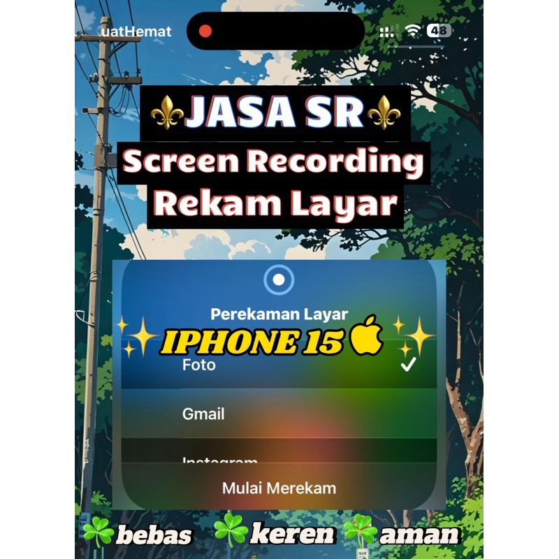 Jual Jasa Screen Recording l Rekam Layar l Screen Recorder IOS IPHONE ...