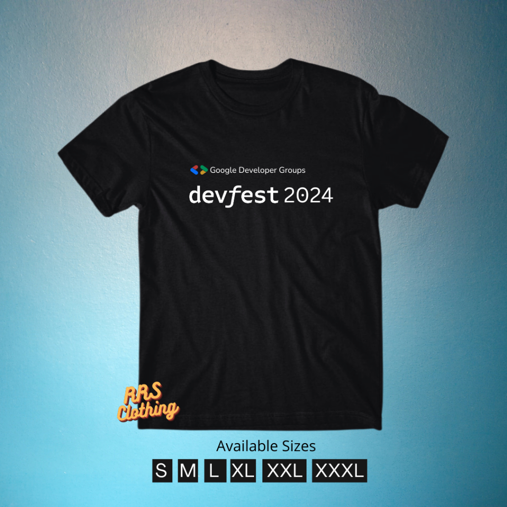 Jual TSHIRT KAOS PROGRAMMER GOOGLE DEVELOPER DEVFEST 2024 BUKU CODING ...
