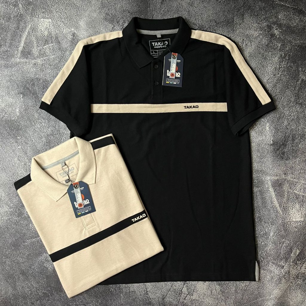 Jual Baju Polo Pria Model Kombinasi Terbaru Original Brand Local Kaos ...