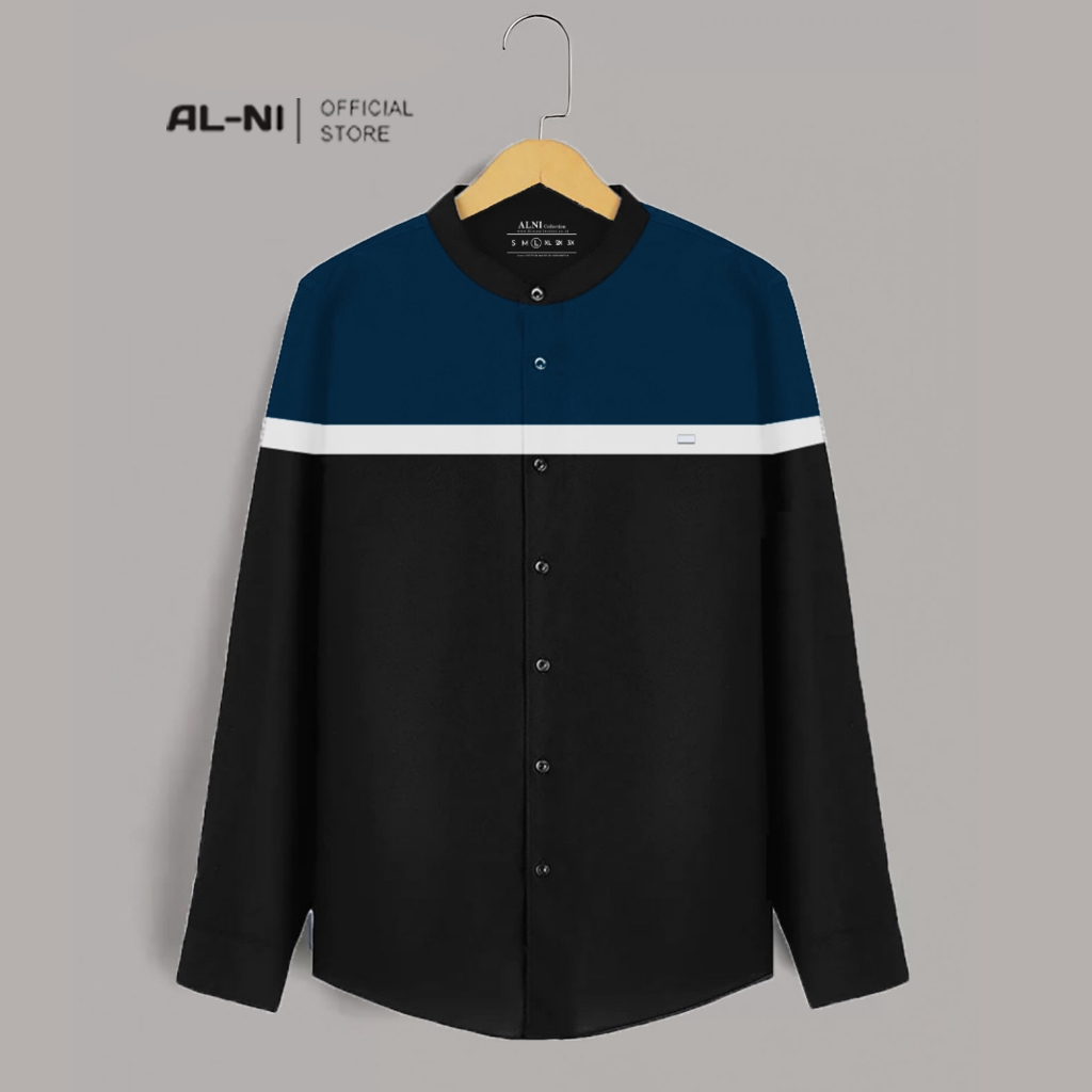 ALNI OFFICIAL STORE - Tatsuya Kemeja Koko (KemKo) Pria Dewasa Lengan Panjang Premium Hight Quality