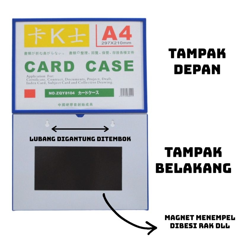 Jual CARD CASE MAGNET / MAGNETIC CARDCASE / TEMPELAN KULKAS / CASE ...