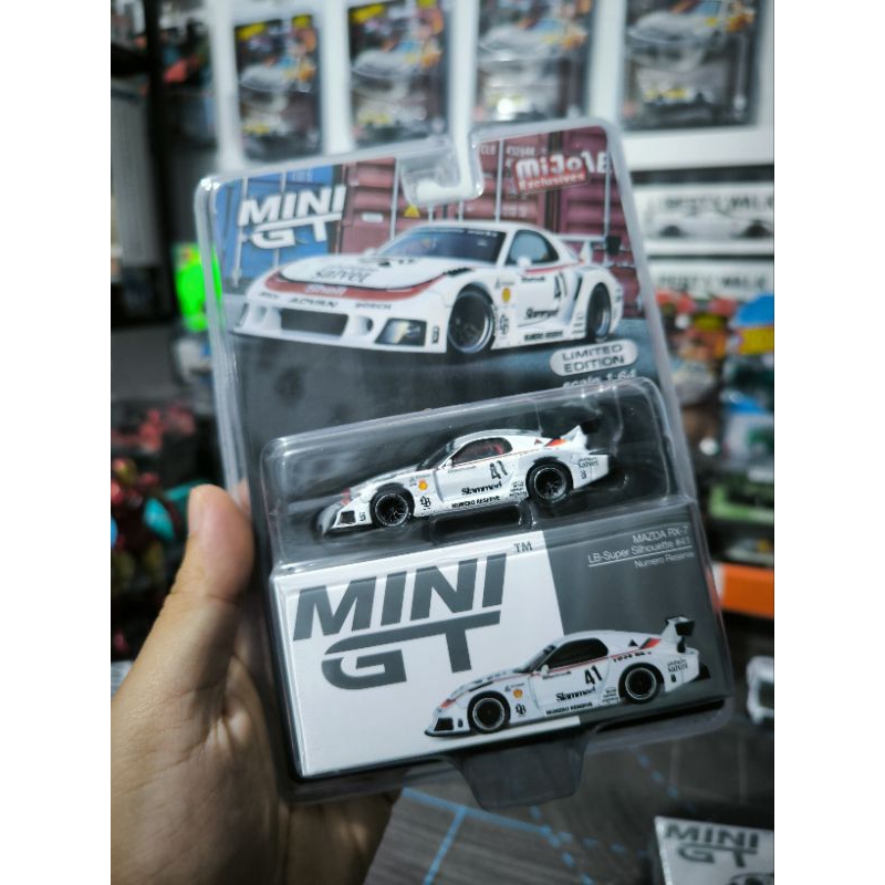 Jual Mini GT Mazda Rx7 LBwK warna putih Blister | Shopee Indonesia
