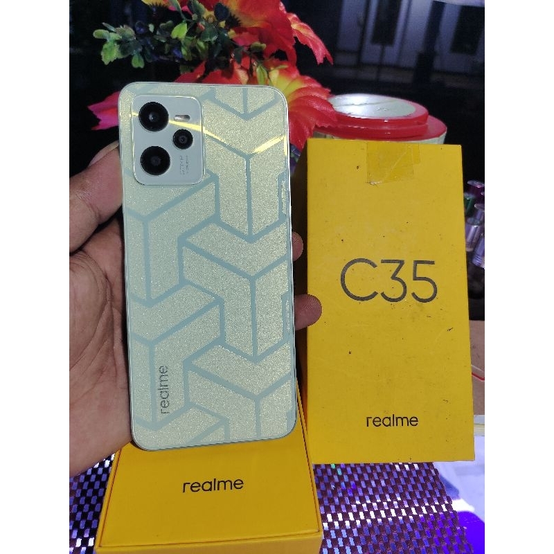 Jual REALME C35 4/64 FULLSET ORIGINAL MULUS GRADE B | Shopee Indonesia