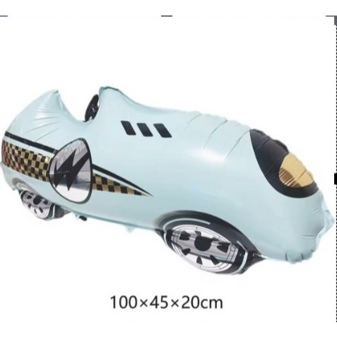 Jual Balon MOBIL TRAFFIC CONE / Balon Foil RACE CAR Pembalap Hotwheelss ...