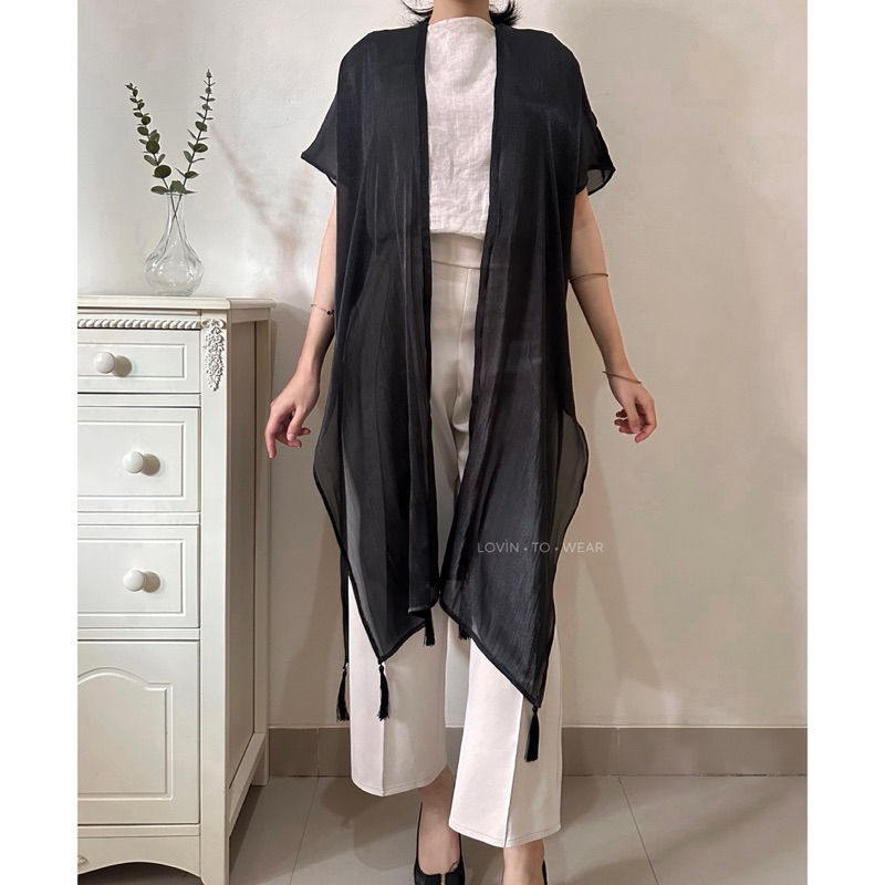Jual LOVINTOWEAR - Lily Outer Simple - Raya Outer Mewah - Outfit 2026 ...