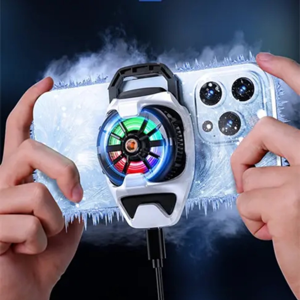Jual MC8 Fancooler Pendingin HP Gaming Cooler RGB For Mobile Phone 