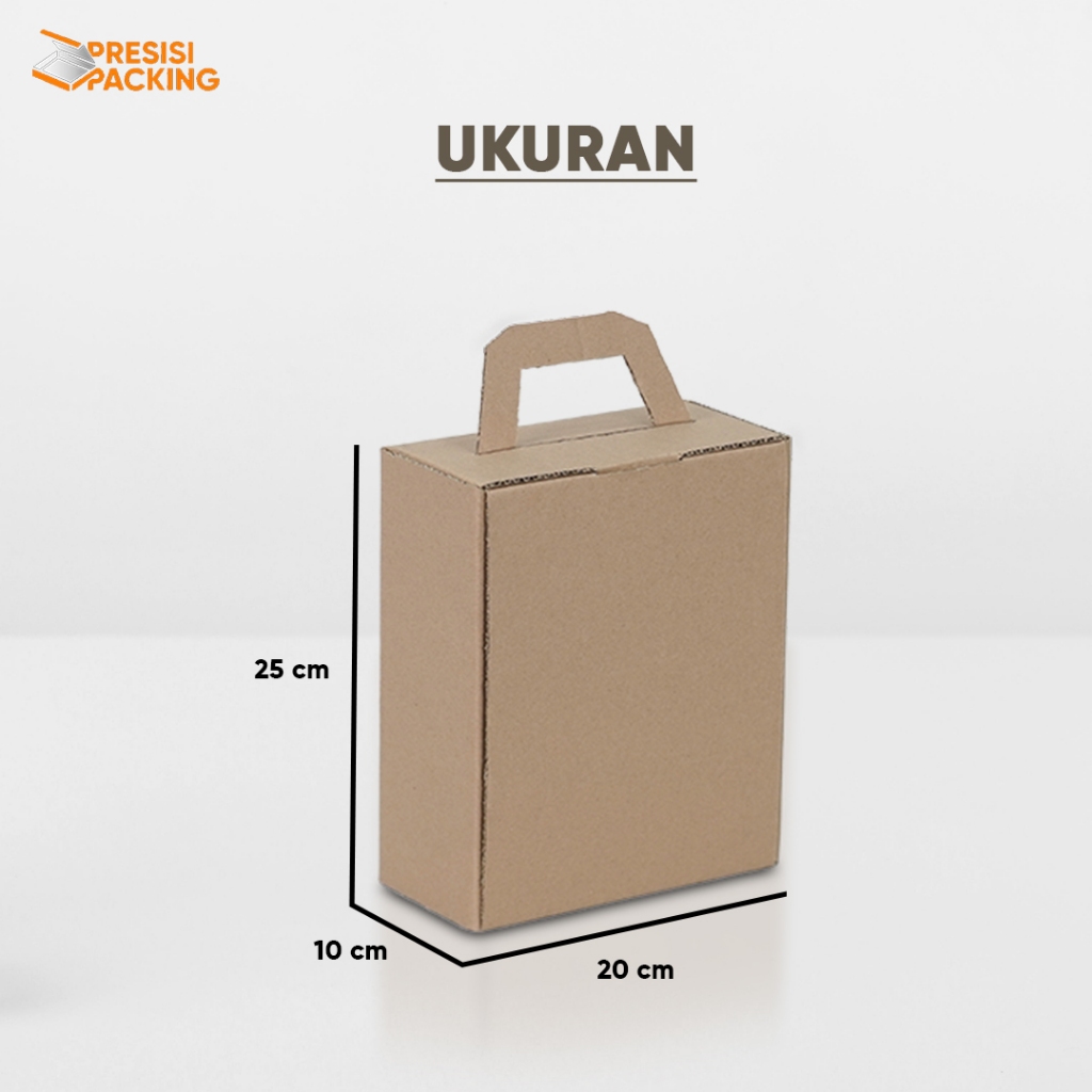 Jual Box 20x10x25 Model Paper Bag Kardus / Box / Karton / Polos ...