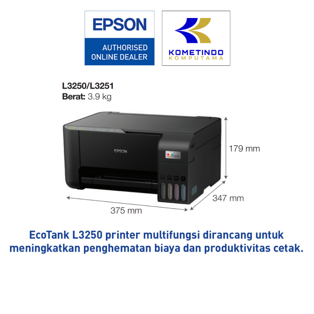 Jual Epson - L3250 (Print, Scan, Copy, Wi-Fi Direct) - Epson EcoTank ...