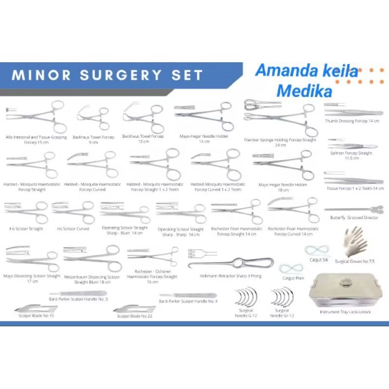 Jual Minor Surgery Set Of 34 Item Marwa | Shopee Indonesia