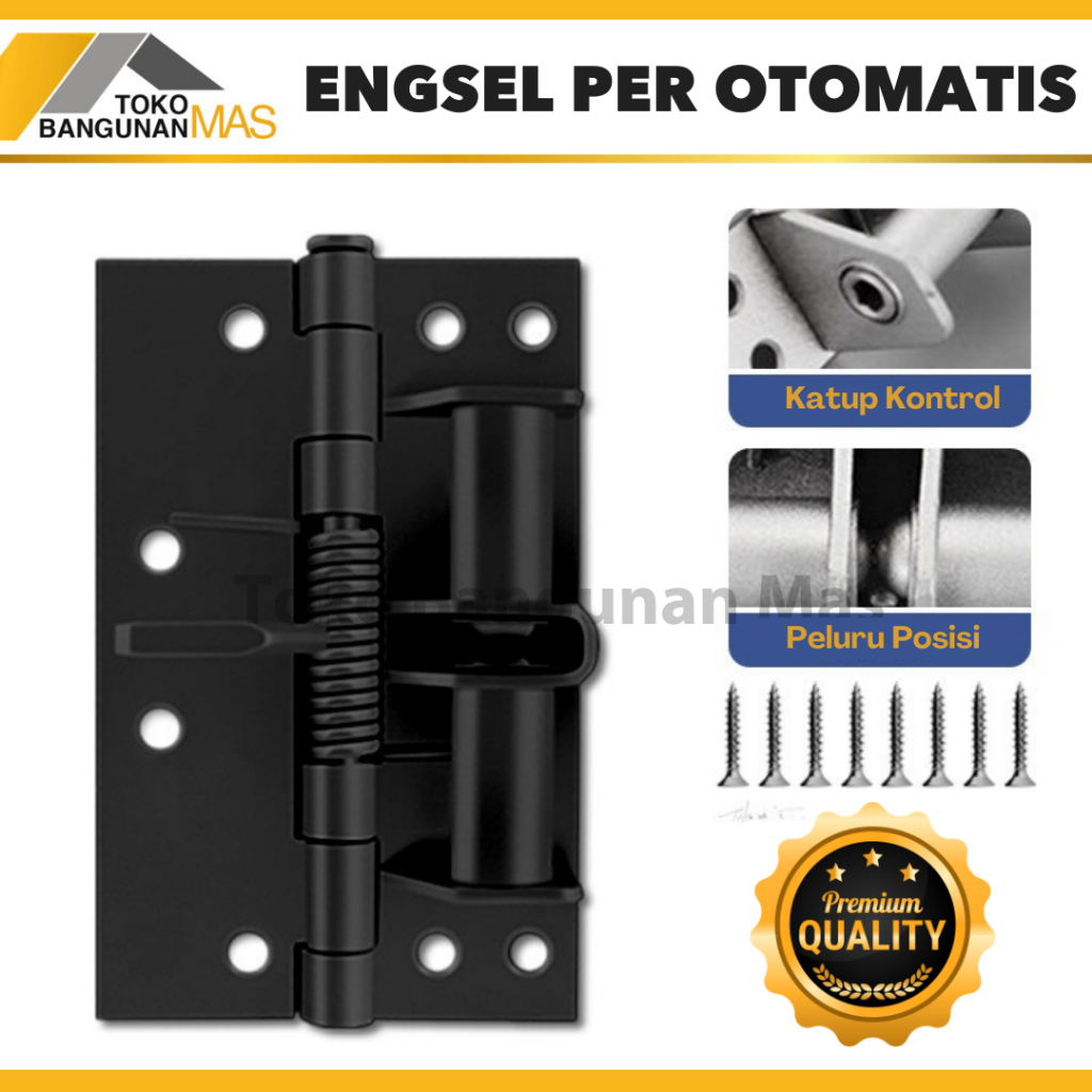 Jual Engsel Per Engsel Pegas Spring Door Closer Engsel Penutup Otomatis ...