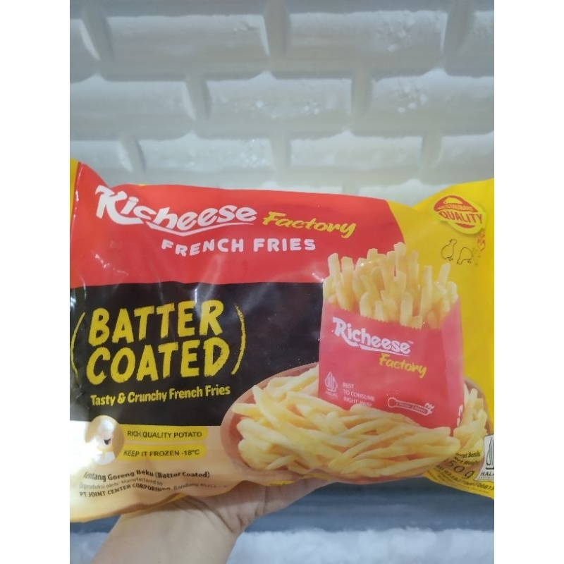 Jual Richeese Kentang Batter Coated uk 450gr | Shopee Indonesia