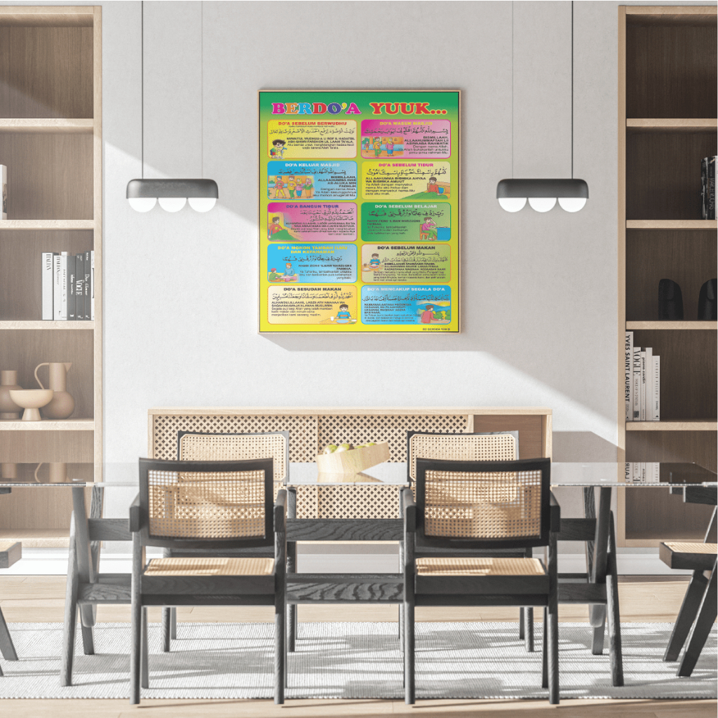 Jual Poster Edukasi Anak Berdoa 2 | Hiasan Dinding Ruangan Kelas ...