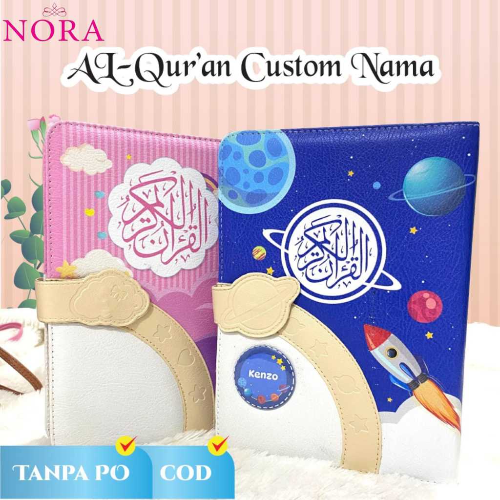 Jual Al Quran Terjemah A5 Custom Nama Alquran Hafalan Jaket Emboss ...