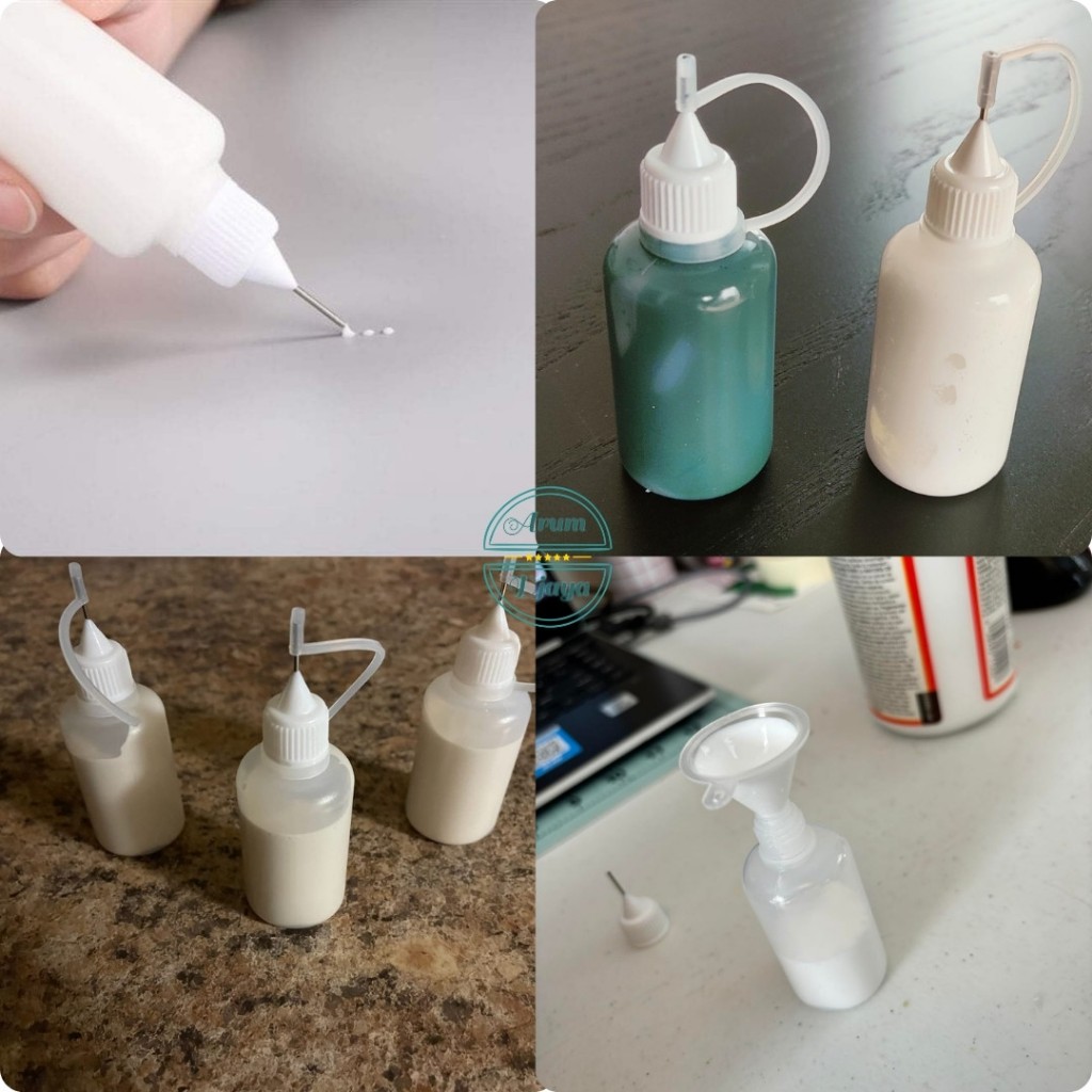 Jual Needle Tip Glue Bottle Dropper Bottles Botol Jarum Dye Squeeze ...