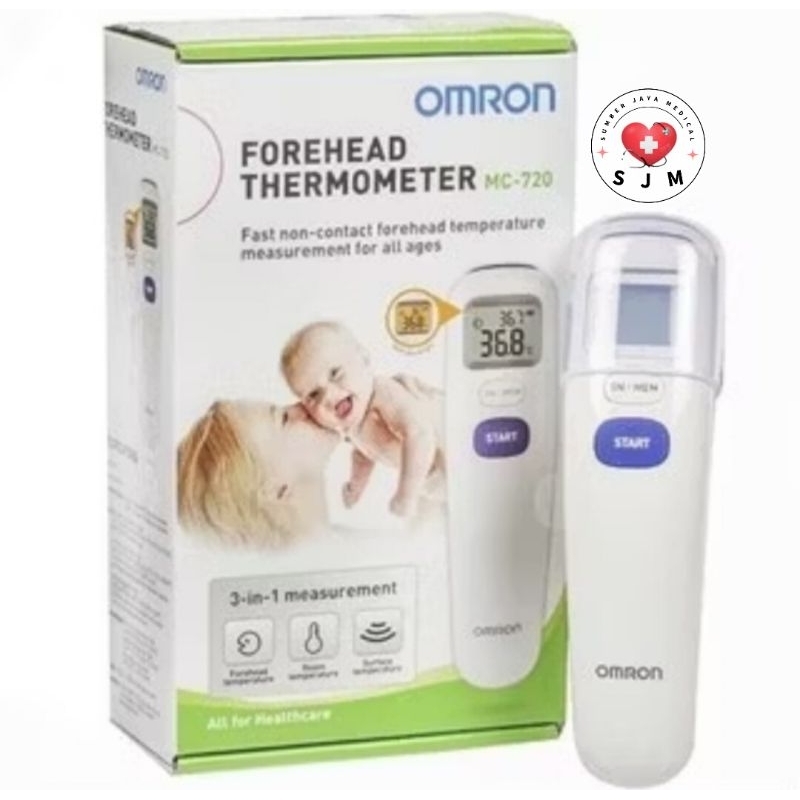 Jual Omron Forehead Thermometer / Termometer Dahi/Kening Tipe MC-720 ...