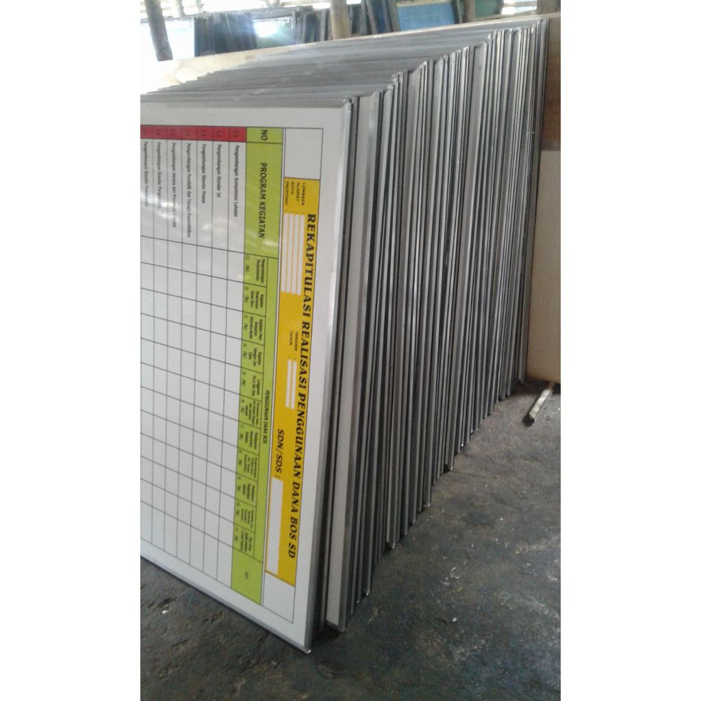 Jual PAPAN DATA JUMBO 120X240CM (CUSTOME) | Shopee Indonesia