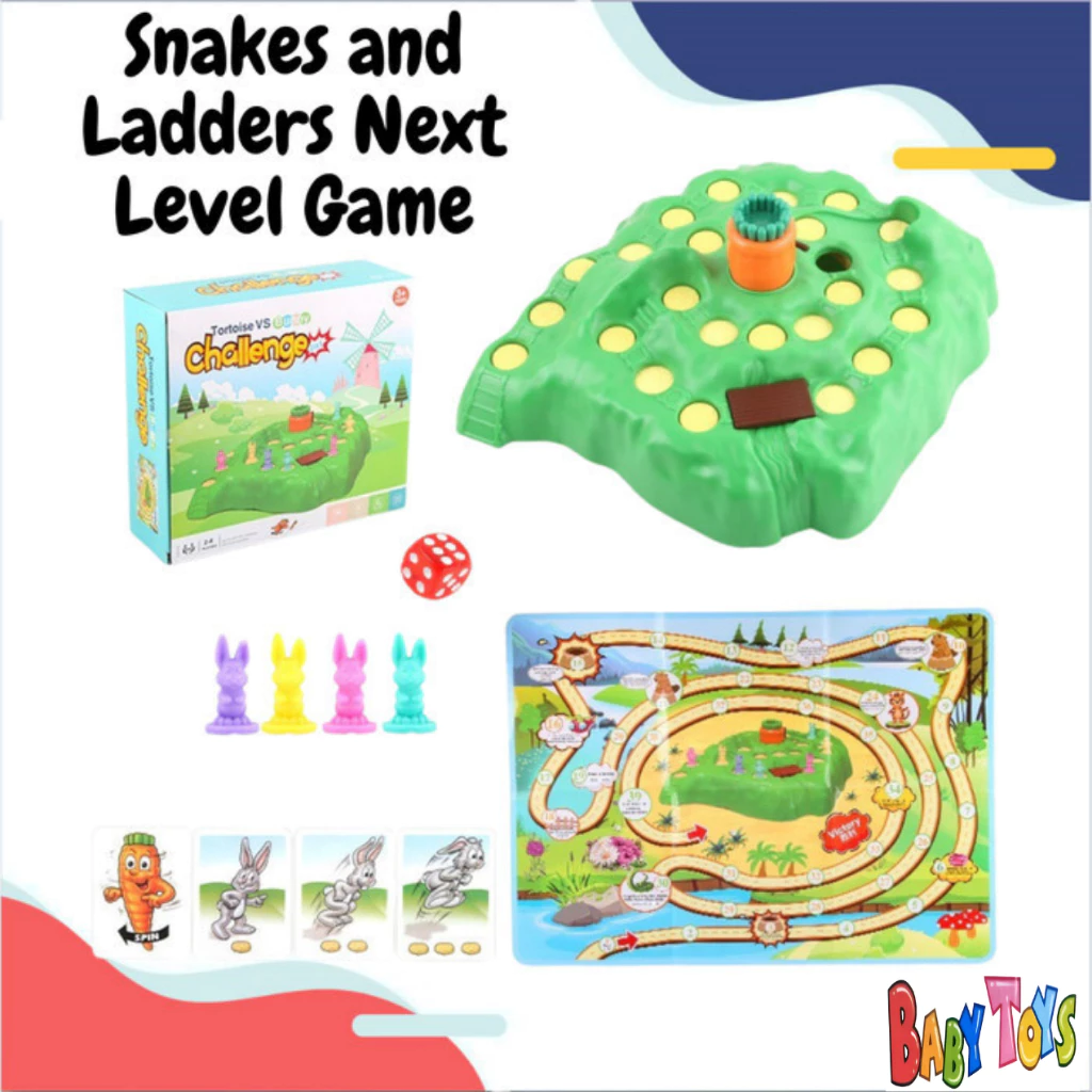 Mainan Anak Ular Tangga 3D - 1