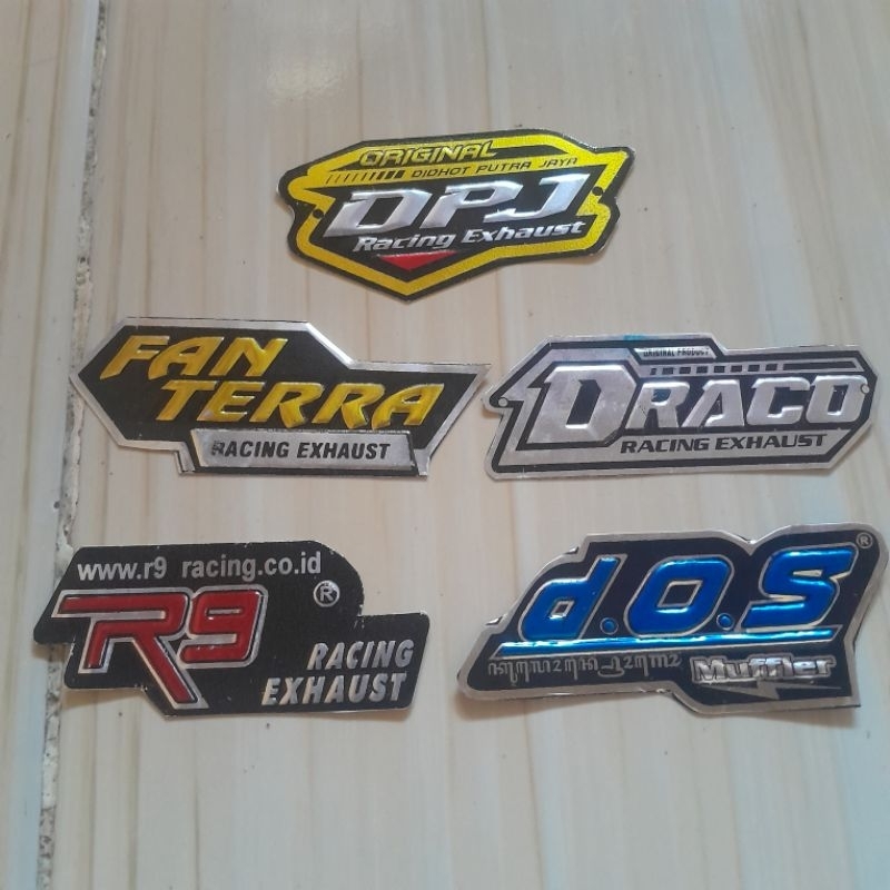 Jual Racing Exhaust Original DPJ Fan Terra Draco R9 dos Muffler emblem ...