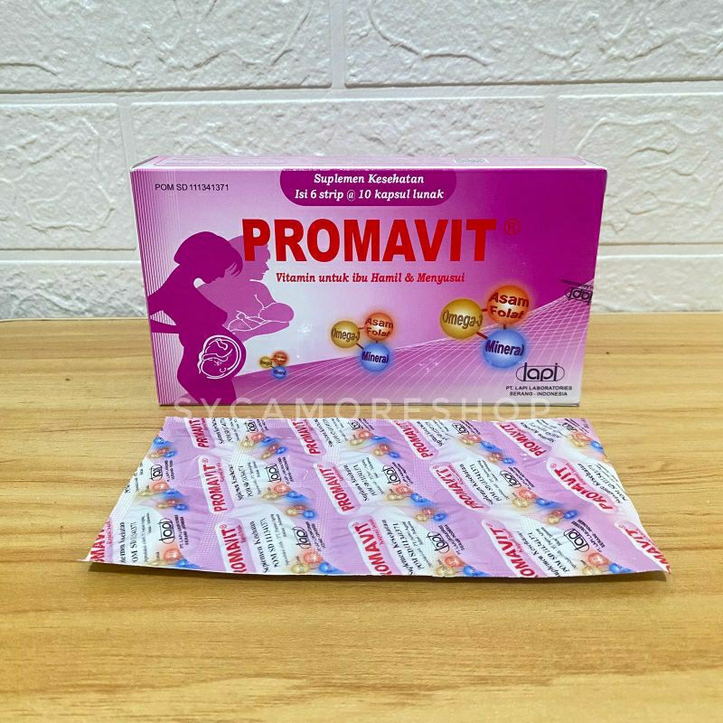 Jual Promavit Multivitamin Ibu Hamil dan Menyusui Box isi 60 Kapsul ...