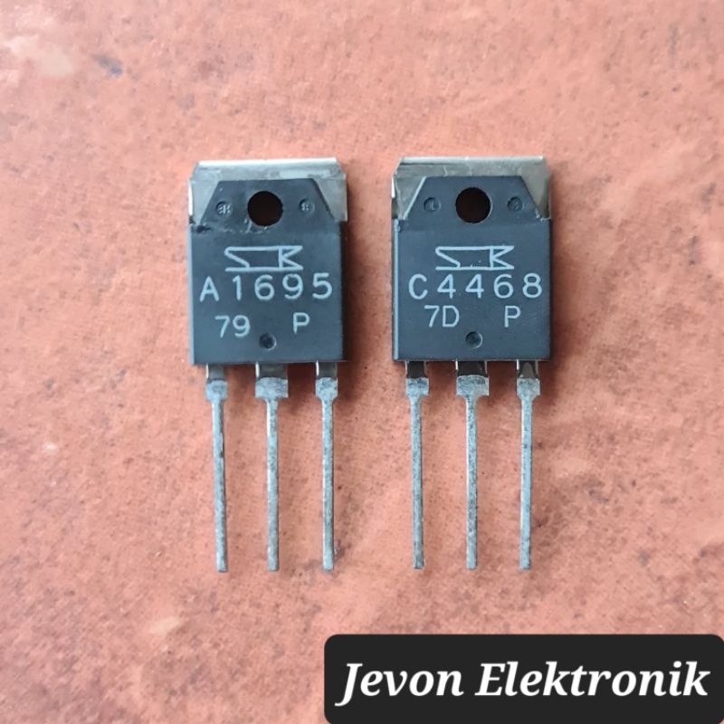 Jual IC TR A 1695 C 4468 1 Set Transistor Original Body Besar A1695 ...