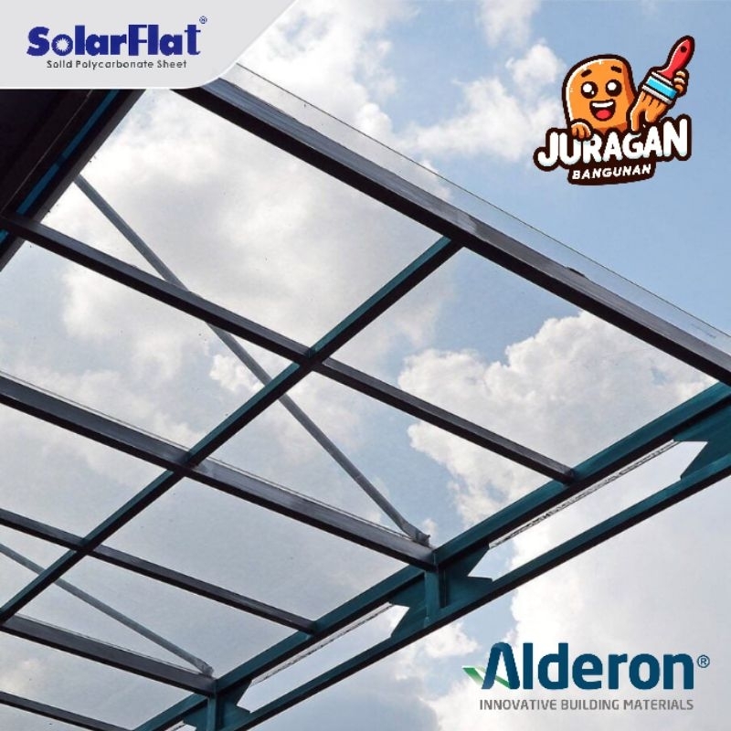Jual ALDERON SolarFlat (Atap Polycarbonate Datar) | SolarTuff Solid ...