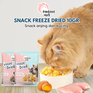 Freeze Dried Chicken Cubes , Egg Yolk & Ducks Liver 10gram Kemasan Ekonomis - Snack Cemilan Sehat dan Lezat Untuk Anabul - Snack Dada Ayam  Kuning Telur  dan Hati Bebek Kering Dadu Cemilan Anjing Kucing Hamster Sugar Glider - Makanan Hewan Peliharaan
