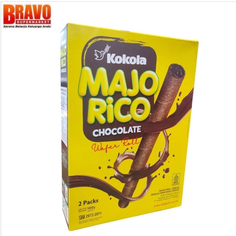 Jual Kokola Majo Rico Wafer Roll 100g | Shopee Indonesia