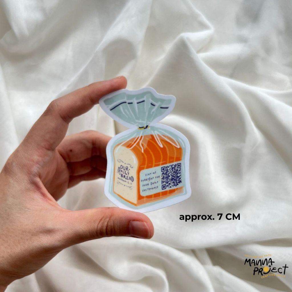 Jual Our Daily Bread QR Bible Verse Sticker | Manna Project | Sticker ...