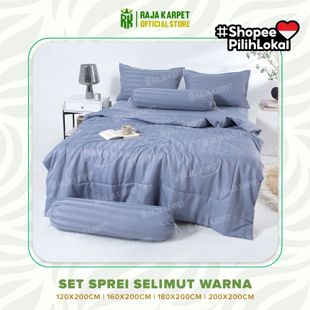 Jual Raja Karpet PREMIUM Sprei Set Sarung Bantal Guling & Selimut ...