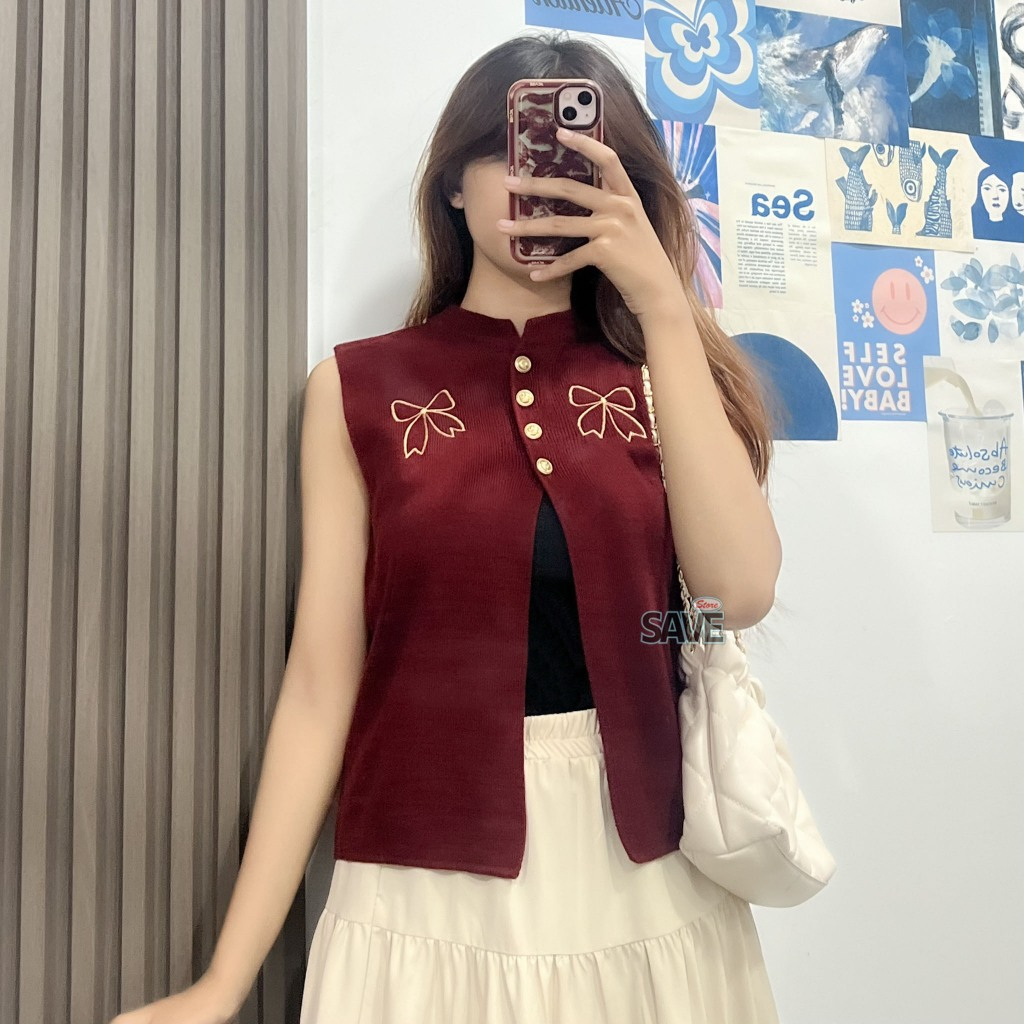 Jual Noni Vest Knit - Spring Tops Vest | Shopee Indonesia